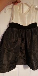 4T black simple formal dress